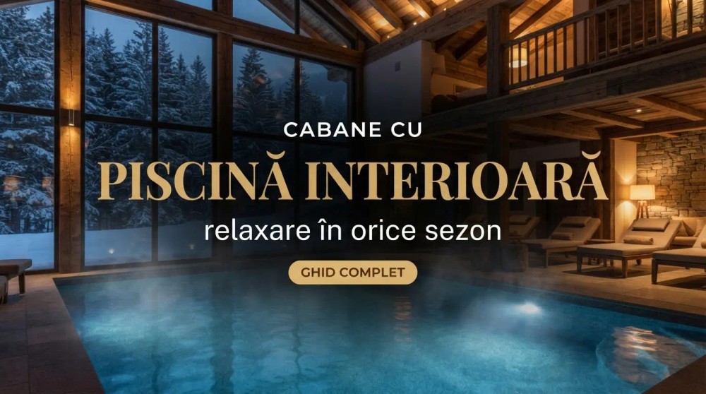 Cabane și Vile cu Piscină Interioară – 8 Alegeri pentru Tot Anul (2026)