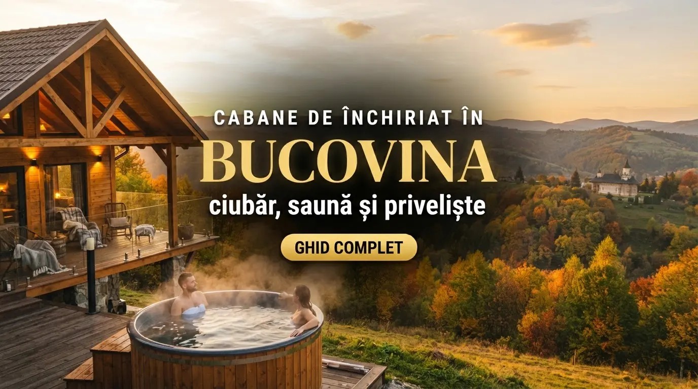 Top 10 Cabane de Închiriat în Bucovina – Cazare cu Ciubăr, Saună și Priveliște