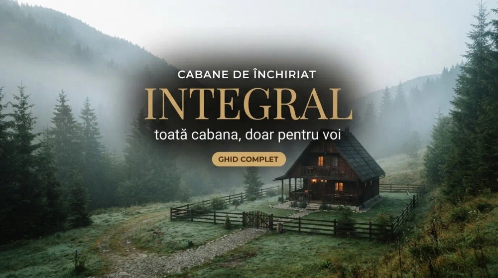 Cabane de Închiriat Integral la Munte – 8 Case Doar pentru Grupul Tău (2026)