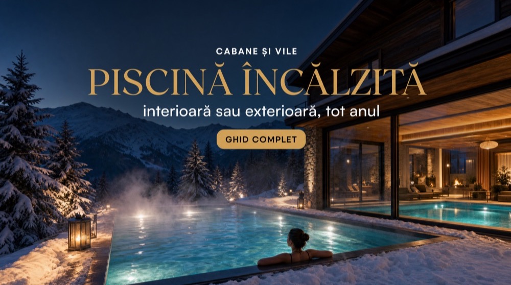 Cabane cu Piscină Încălzită sau Interioară: 11 Alegeri 2026