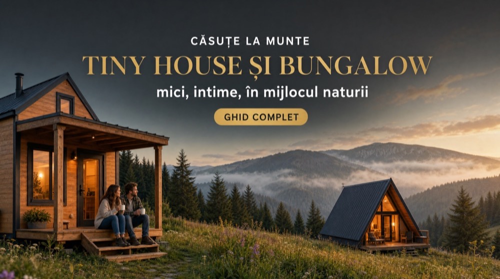 Căsuțe de Închiriat la Munte: 12 Tiny House și Bungalow 2026