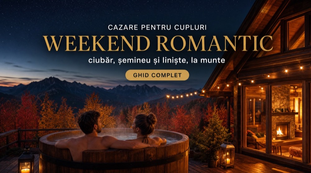 Weekend Romantic la Munte – 10 Cazări pentru Cupluri (2026)