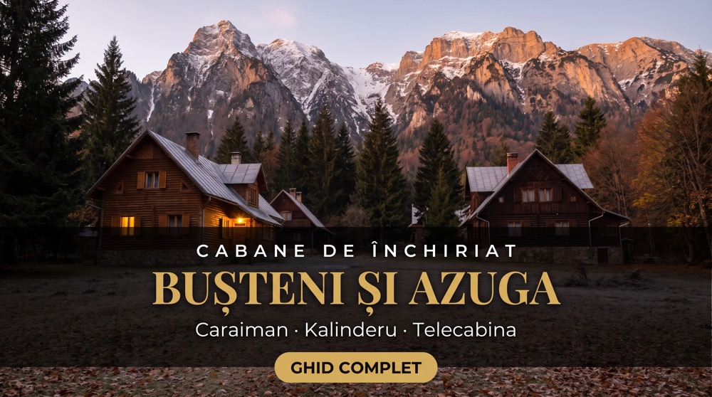 Cabane Bușteni: 9 case lângă Kalinderu, telecabină și Azuga