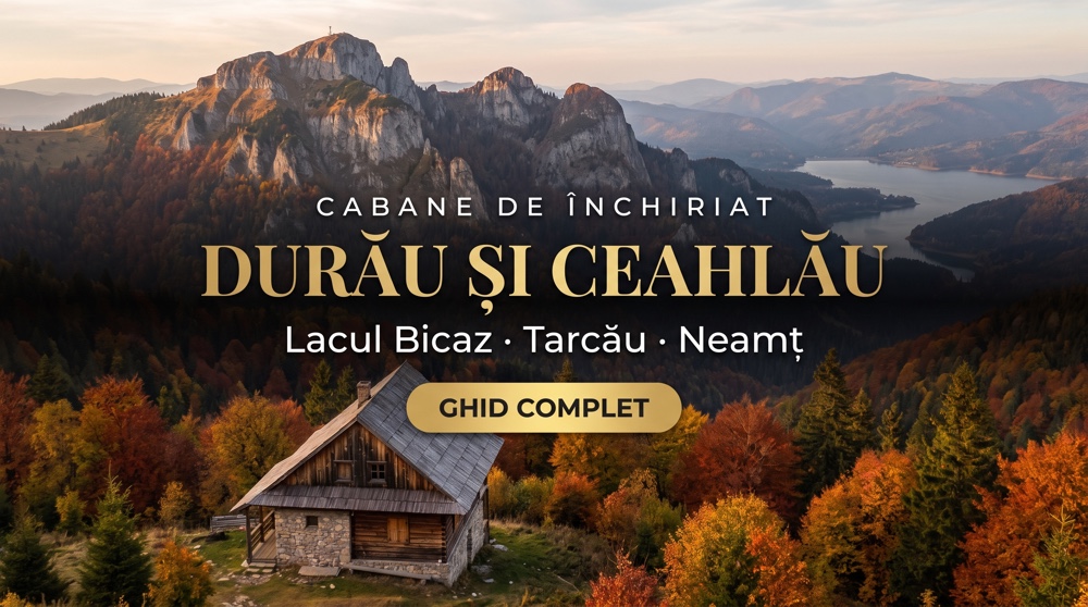 Cabane Durău, Ceahlău și Tarcău: 10 cazări verificate 2026