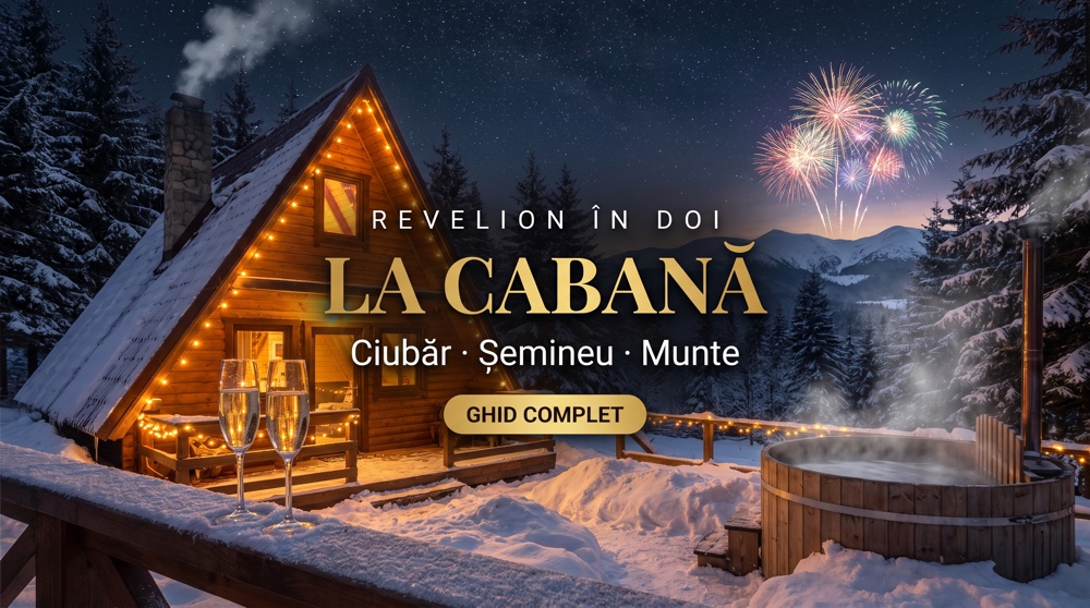 Revelion în doi la cabană 2026-2027: 9 cabane pentru cupluri